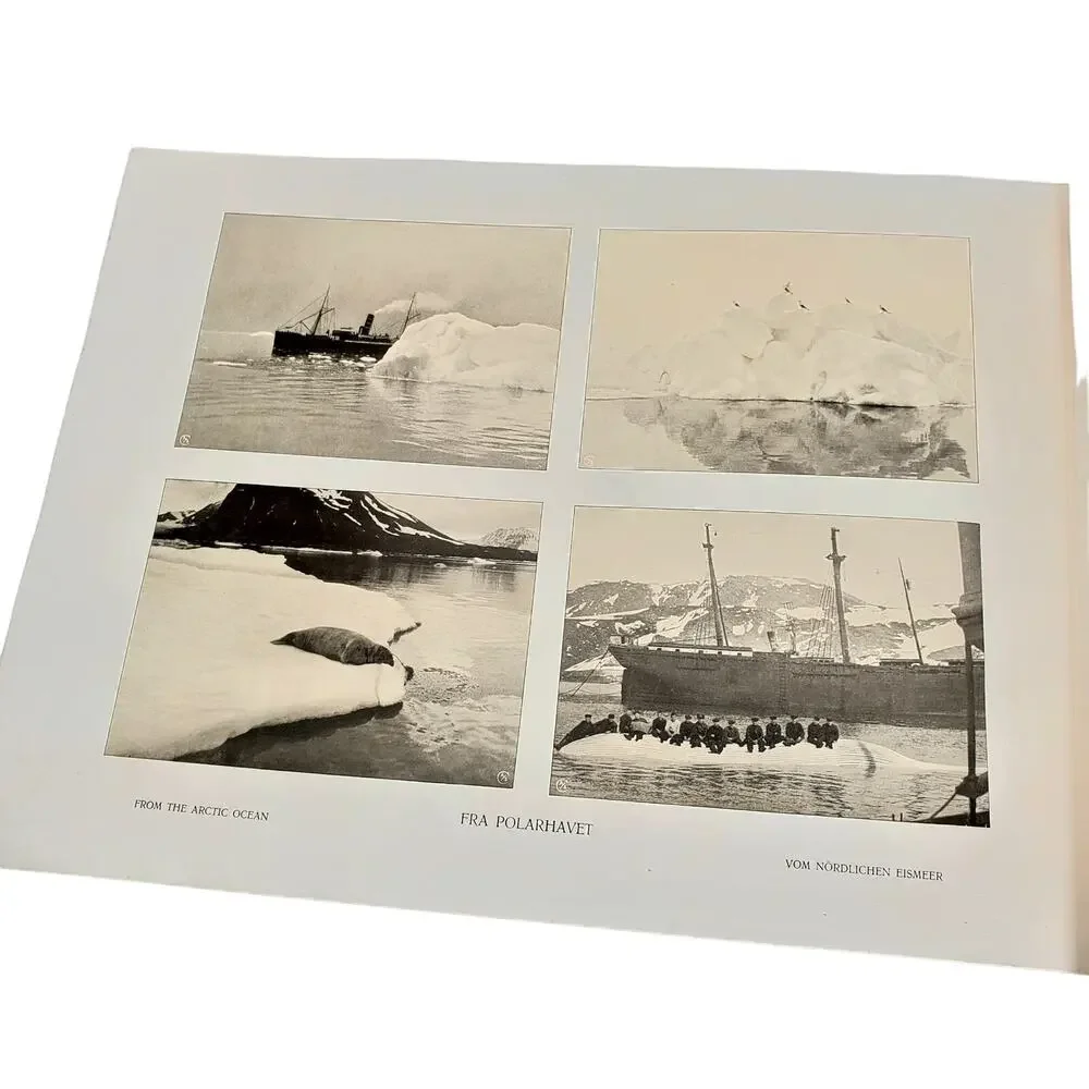 NORGE Norwegian Photos by Mittet & Co RARE 1913 Bookblock Tourist Photo Book